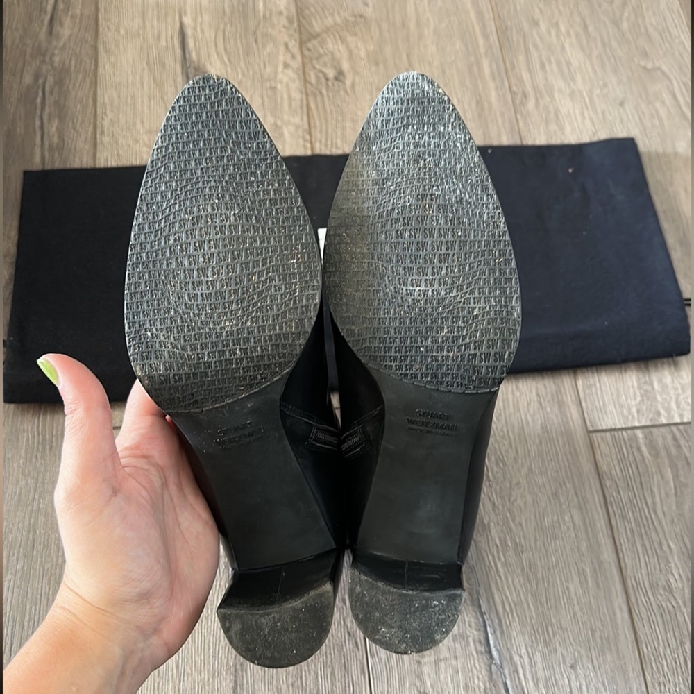 Stuart Weitzman black booties - Picture 6 of 9